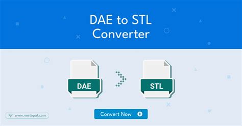 Convert DAE to STL online for free.